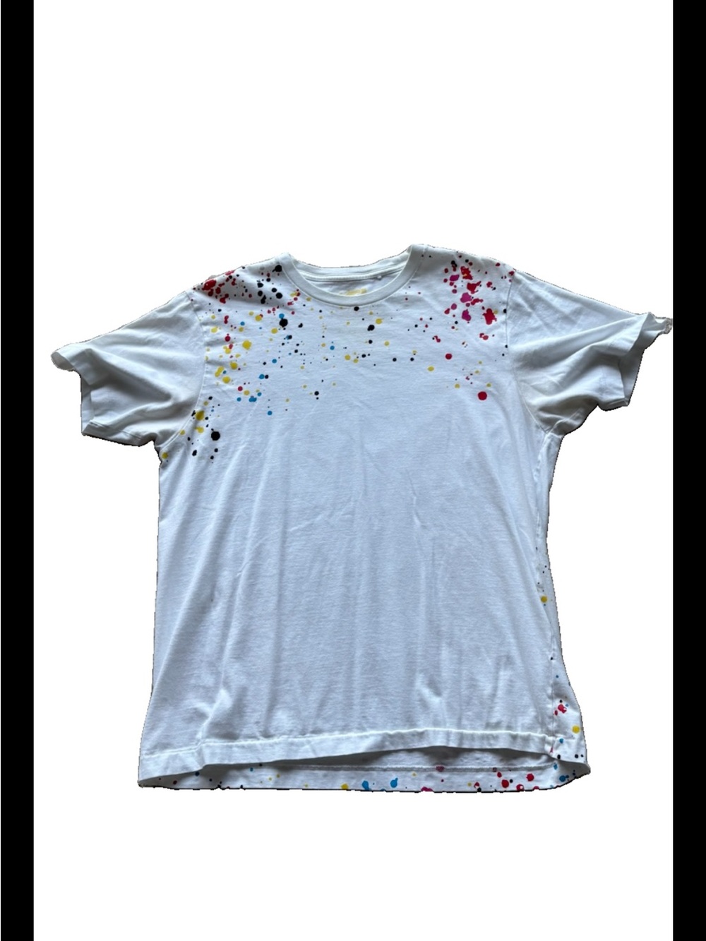 Uniqlo Expressionist Futura Graphic White T-shirt Size Large